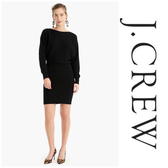 dolman sleeve sweater dress